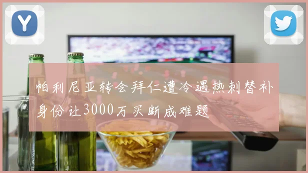 帕利尼亚转会拜仁遭冷遇热刺替补身份让3000万买断成难题